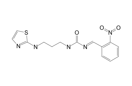 N-[3-(2-NITROBENZYLIDEN-CARBAMYL)-PROPYL]-2-AMINOTHIAZOLE