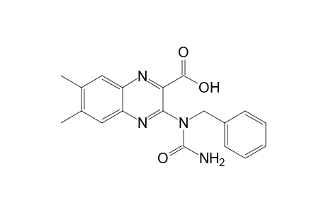 6,7-Dimethyl-3-(N-benzylureido)quinoxaline-2-carboxylic acid