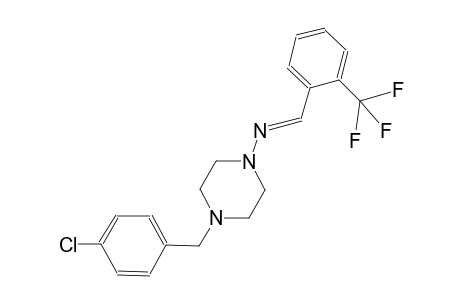 1-piperazinamine, 4-[(4-chlorophenyl)methyl]-N-[(E)-[2-(trifluoromethyl)phenyl]methylidene]-