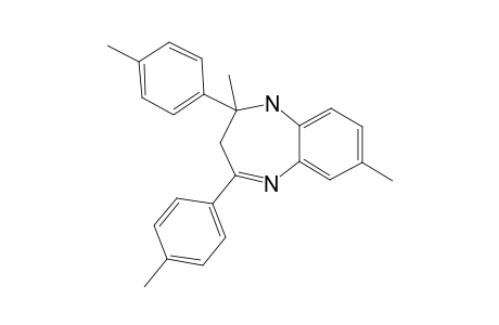 2,3-DIHYDRO-2,7-DIMETHYL-2,4-BIS-(4-METHYLPHENYL)-1H-1,5-BENZODIAZEPINE