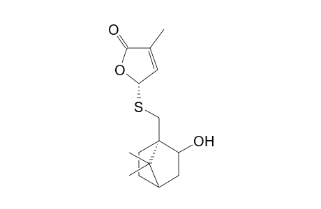 (S)-5-{(1S)-2-exo-Hydroxy-7,7-dimethylbicyclo[2.2.1]hept-1-ylmethylsulfanyl}-3-methyl-5H-furan-2-one
