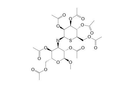 METHYL-3-AMINO-3-DEOXY-3-N-(2,3,4,6-TETRA-O-ACETYL-5-THIO-BETA-D-MANNOPYRANOSYL)-3,4,6-TRI-O-ACETYL-ALPHA-D-MANNOPYRANOSIDE