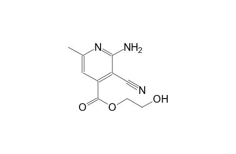 2-hydroxyethyl 2-amino-3-cyano-6-methylisonicotinate