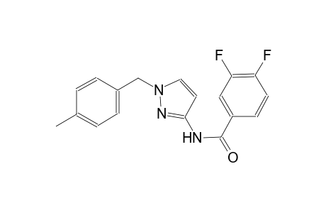 3,4-difluoro-N-[1-(4-methylbenzyl)-1H-pyrazol-3-yl]benzamide