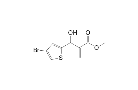 2-[(4-bromo-2-thienyl)-hydroxy-methyl]acrylic acid methyl ester