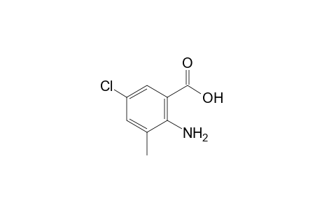 2-amino-5-chloro-m-toluic acid