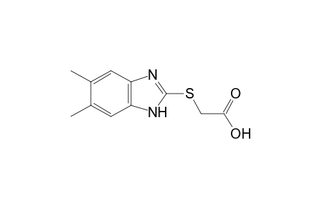 (5,6-dimethyl-2-benzimidazolylthio)acetic acid