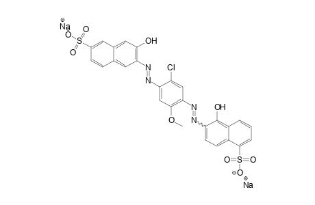Schaeffer acid(1)<-4'-amino-5'chloro-2'-methoxy-oxanilic acid-(2)hydrol.->(3)1-naphthol-5-sulfoacid