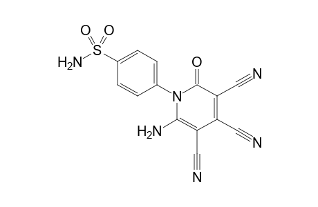 4-(6-Amino-3,4,5-tricyano-2-oxopyridin-1(2H)-yl)benzene-sulfonamide