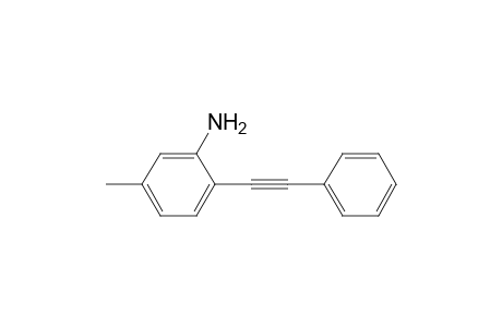5-Methyl-2-phenylethynylaniline