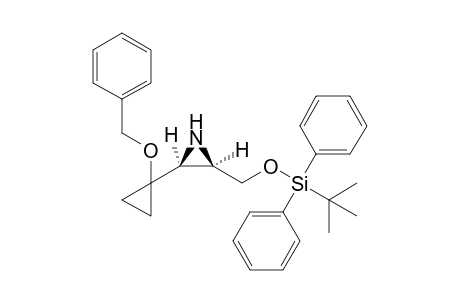 (2R,3S)-2-[(1-Benzyloxy)cyclopropyl]-3-({[tert-butyl(diphenyl)silyl]oxy}methyl)aziridine