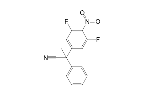 1-Cyano-1-phenyl-1-(3,5-difluoro-4-nitrophenyl)ethane