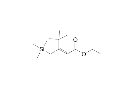 (E)-4,4-dimethyl-3-(trimethylsilylmethyl)-2-pentenoic acid ethyl ester