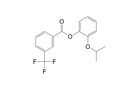 3-Trifluoromethylbenzoic acid, 2-isopropoxyphenyl ester