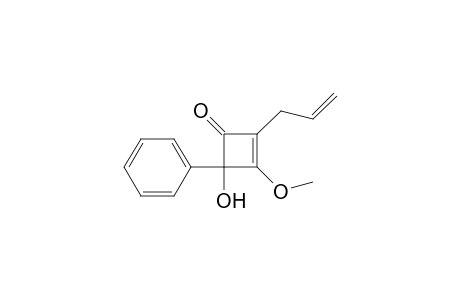 4-Hydroxy-3-methoxy-4-phenyl-2-(2-propenyl)-2-cyclobuten-1-one
