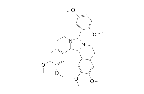 5,6,10,11,15b,15c-Hexahydro-8-(2,5-dimethoxyphenyl)-2,3,13,14-tetramethoxy-8H-imidazo[5,1-a:4,3-a']diisoquinoline