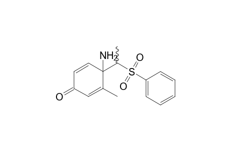 4-Amino-3-methyl-4-[1'-(phenylsulfonyl)ethyl]-2,5-cyclohexadienone
