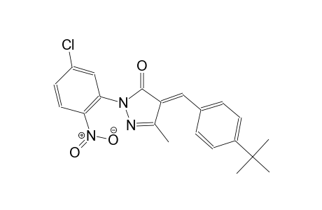 3H-pyrazol-3-one, 2-(5-chloro-2-nitrophenyl)-4-[[4-(1,1-dimethylethyl)phenyl]methylene]-2,4-dihydro-5-methyl-, (4E)-