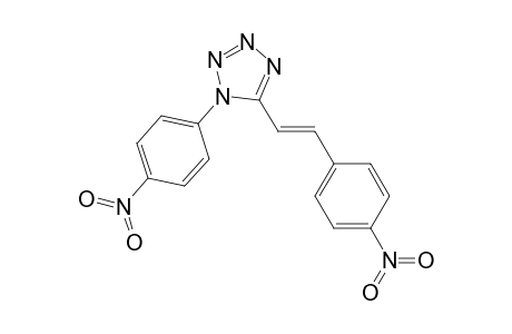 1-(4-nitrophenyl)-5-[(E)-2-(4-nitrophenyl)ethenyl]-1,2,3,4-tetrazole