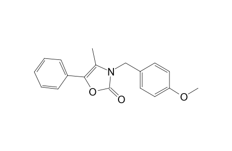 3-[(4-methoxyphenyl)methyl]-4-methyl-5-phenyl-1,3-oxazol-2-one