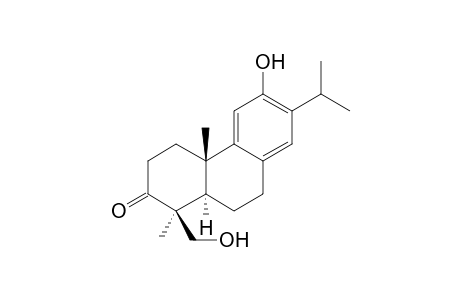 (1S,4aS,10aR)-1-(hydroxymethyl)-1,4a-dimethyl-6-oxidanyl-7-propan-2-yl-4,9,10,10a-tetrahydro-3H-phenanthren-2-one