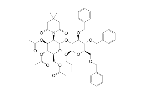 ALLYL-3,4,6-TRI-O-ACETYL-2-DEOXY-2-(3,3-DIMETHYLGLUTARIMIDO)-BETA-D-GLUCOPYRANOSYL-(1->2)-3,4,6-TRI-O-BENZYL-ALPHA-D-MANNOPYRANOSIDE