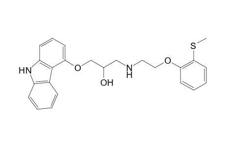 1-(9H-Carbazol-4-yloxy)-3-{[2-(2-methylthiophenoxy)ethyl]-amino}-2-propanol