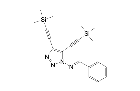 4,5-BIS-(TRIMETHYLSILYLETHYNYL)-1-(PHENYLMETHYLIDENEAMINO)-1,2,3-TRIAZOLE