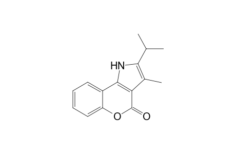 2-Isopropyl-3-methyl-[1]benzopyrano[4,3-b]pyrrol-4(1H)-one