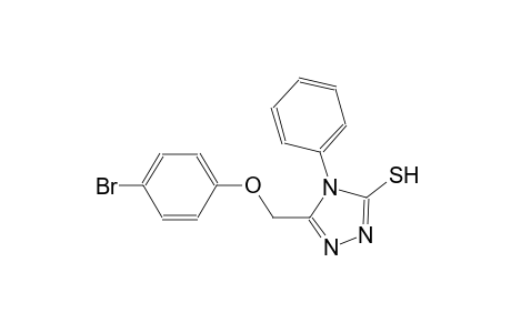 5-[(4-bromophenoxy)methyl]-4-phenyl-4H-1,2,4-triazol-3-yl hydrosulfide