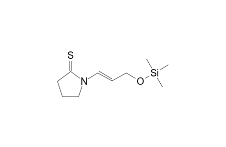 N-[(E)-3-Trimethylsilanyloxypropenyl]pyrrolidine-2-thione