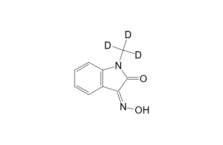 3-Hydroxyimino-1-trideuteromethyloxindole