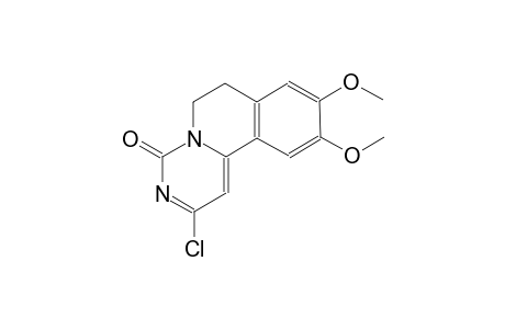 2-chloro-9,10-dimethoxy-6,7-dihydro-4H-pyrimido[6,1-a]isoquinolin-4-one