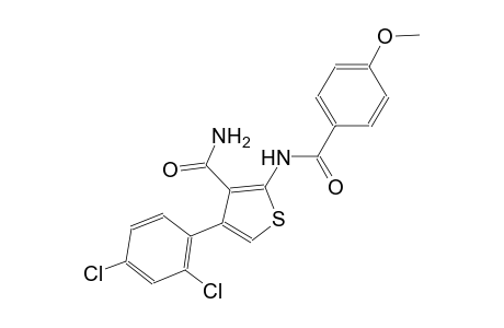 4-(2,4-dichlorophenyl)-2-[(4-methoxybenzoyl)amino]-3-thiophenecarboxamide