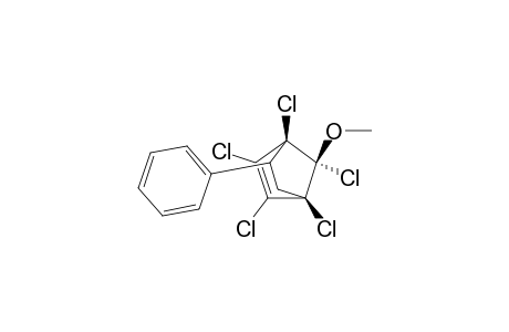 (1R*,4S*,7R*)-1,2,3,4,7-Pentachloro-7-methoxy-5-phenylbicyclo[2.2.1]hept-2-ene