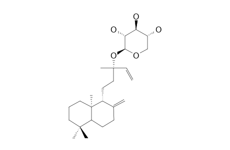 ENT-MANOOL-13-O-BETA-D-XYLOPYRANOSIDE