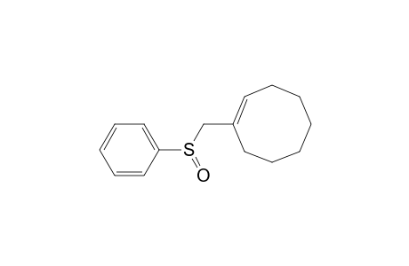 Cyclooctene, 1-[(phenylsulfinyl)methyl]-