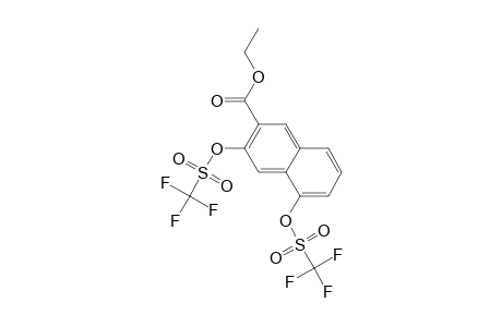 Ethyl 3,5-Bis(trifluoromethylsulfonyloxy)-2-naphthoate