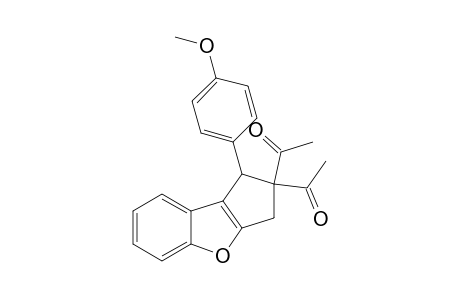1,1'-(1-(4-Methoxyphenyl)-2,3-dihydro-1H-benzo[b]cyclopenta[d]furan-2,2-diyl)diethanone