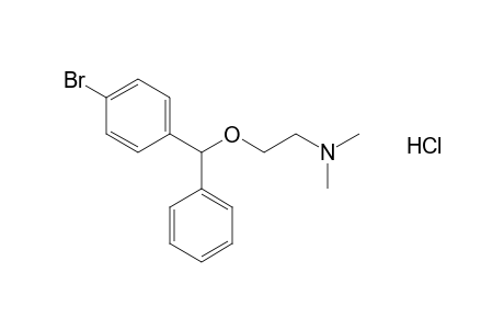2-[(p-bromo-alpha-phenylbenzyl)oxy]-N,N-dimethylethylamine, hydrochloride