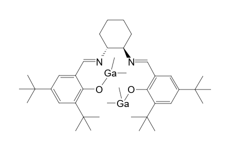 Dimethylgallium(III) 6,6'-((1E,1'E)-((1R,2R)-cyclohexane-1,2-diylbis(azanylylidene))bis(methanylylidene))bis(2,4-di-tert-butylphenolate)