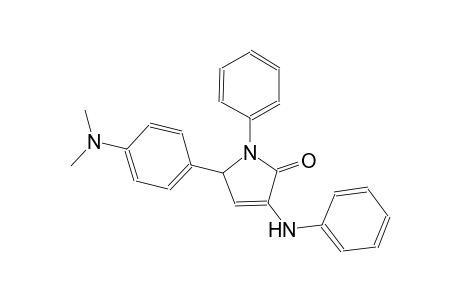 3-anilino-5-[4-(dimethylamino)phenyl]-1-phenyl-1,5-dihydro-2H-pyrrol-2-one