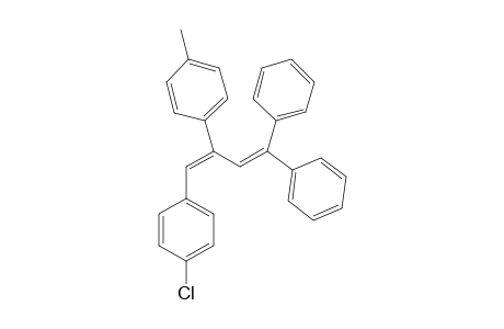 (E)-(4-(4-chlorophenyl)-3-(p-tolyl)buta-1,3-diene-1,1-diyl)dibenzene