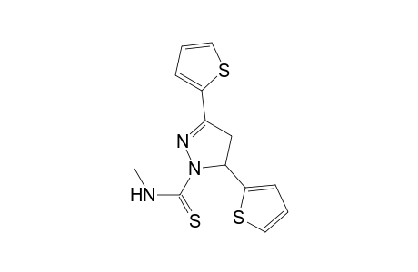 1-N-Methylthiocarbamoyl-3,5-di-(2-thienyl)-2-pyrazoline