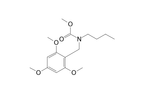 1-[N-Butyl-N-(methoxycarbonyl)aminomethyl]-2,4,6-trimethoxybenzene