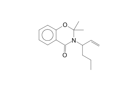 2,2-Dimethyl-3-(1-propyl-2-propenyl)-2,3-dihydro-4H-1,3-benzoxazin-4-one