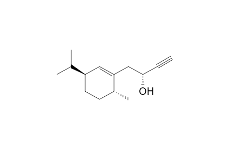 (R)-1-((3S,6R)-3-Isopropyl-6-methylcyclohex-1-enyl)but-3-yn-2-ol