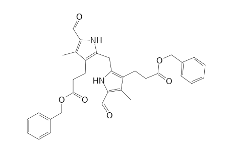 1H-Pyrrole-3-propanoic acid, 2,2'-methylenebis[5-formyl-4-methyl-, bis(phenylmethyl) ester