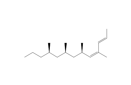 (2E,4Z)-syn,syn-4,6,8,10-Tetramethyltrideca-2,4-diene