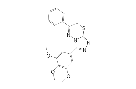 6-phenyl-3-(3,4,5-trimethoxyphenyl)-7H-[1,2,4]triazolo[3,4-b][1,3,4]thiadiazine